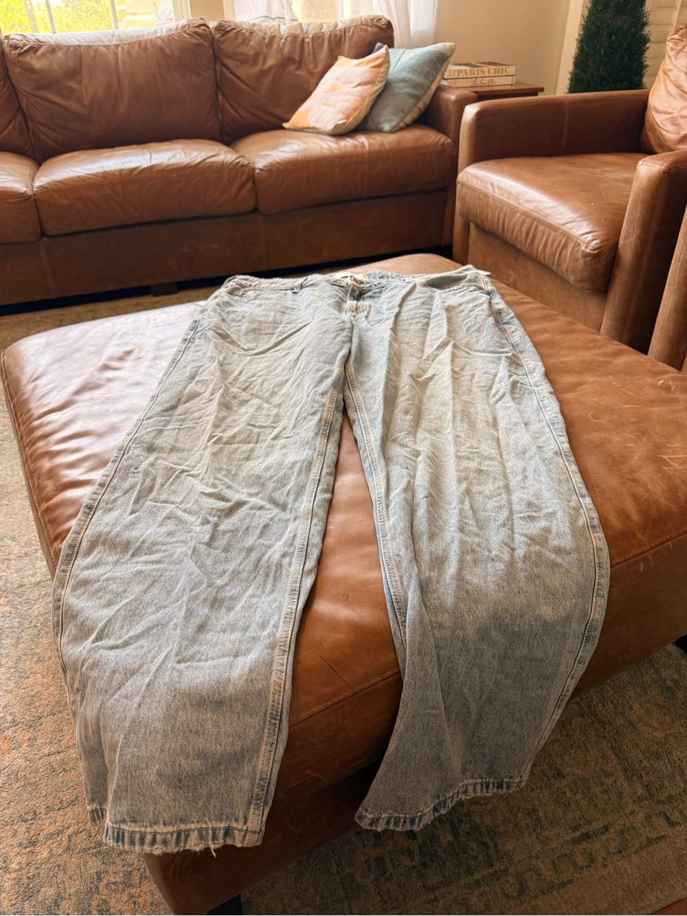 Hollister Light Blue Relaxed Women's Jeans